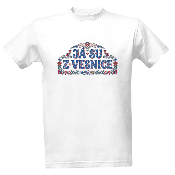 Tričko s potiskem Já su z vesnice